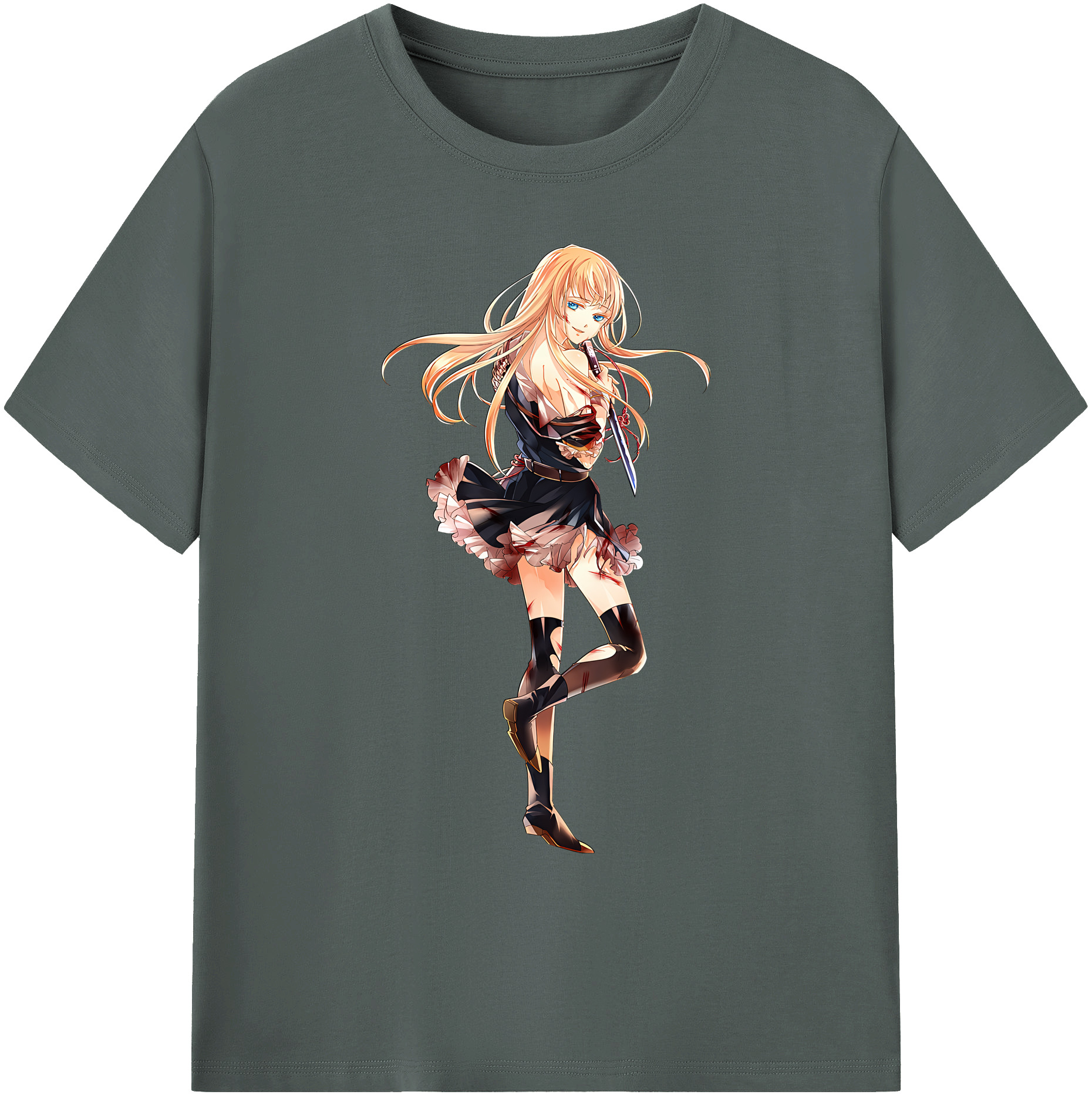 （画像用） 刀剣乱舞 Touken Ranbu 綿100％ メンズ半袖Tシャツ｜肌触りやわらか＆通気性